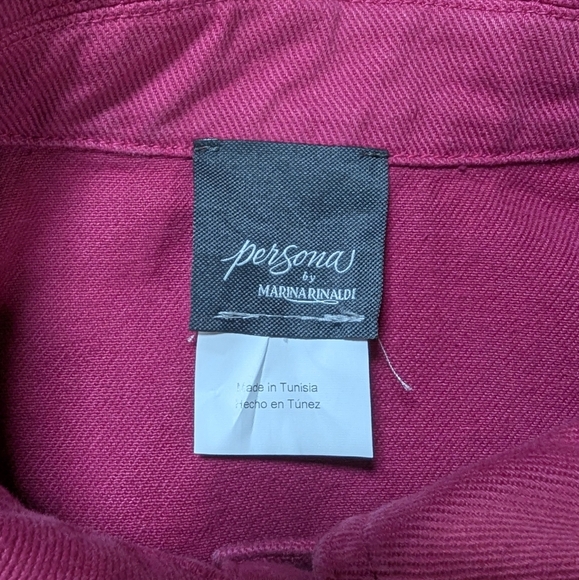 🍷 Persona by Marina Rinaldi Berry Magenta Jacket – Chic Euro Blazer Vibes 🍇✨ - Picture 6 of 12